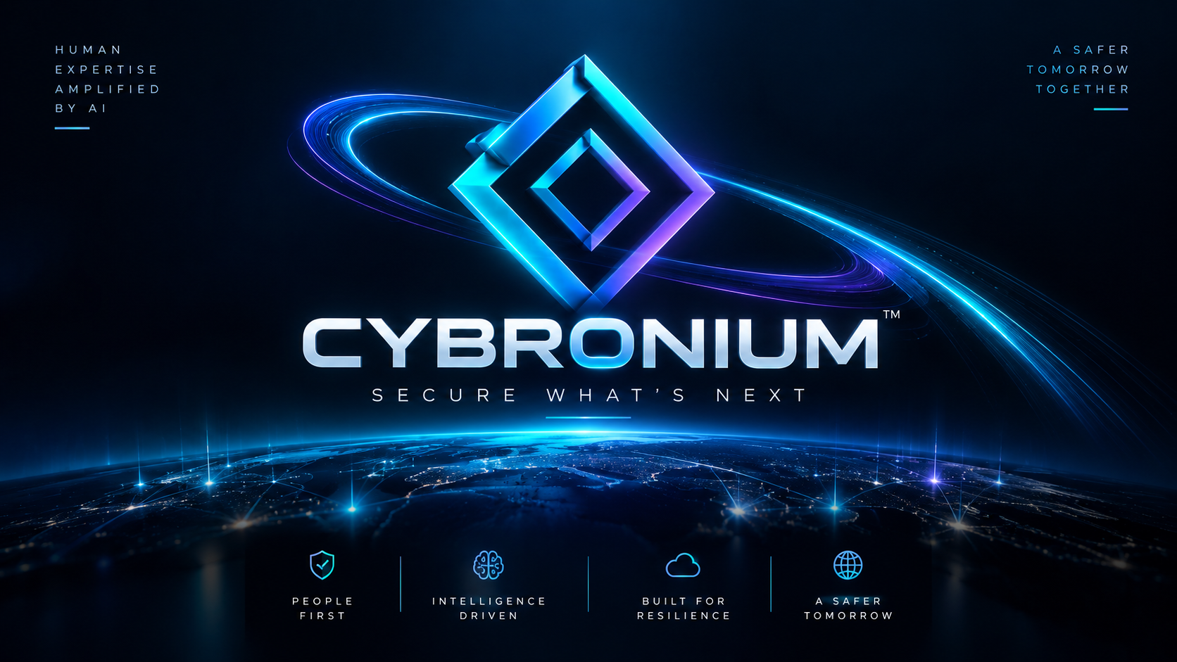 Cybronium geometric logo mark